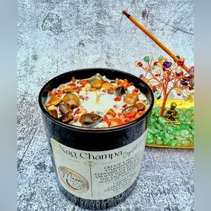 Nag Champa Crystal Candle for positive energy and protection